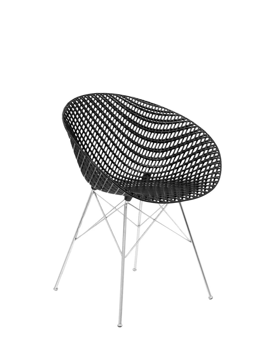 [product_category]-Kartell Smatrik Chair, Black/Chrome-Kartell-8058967285956-05834B9-KAR-2