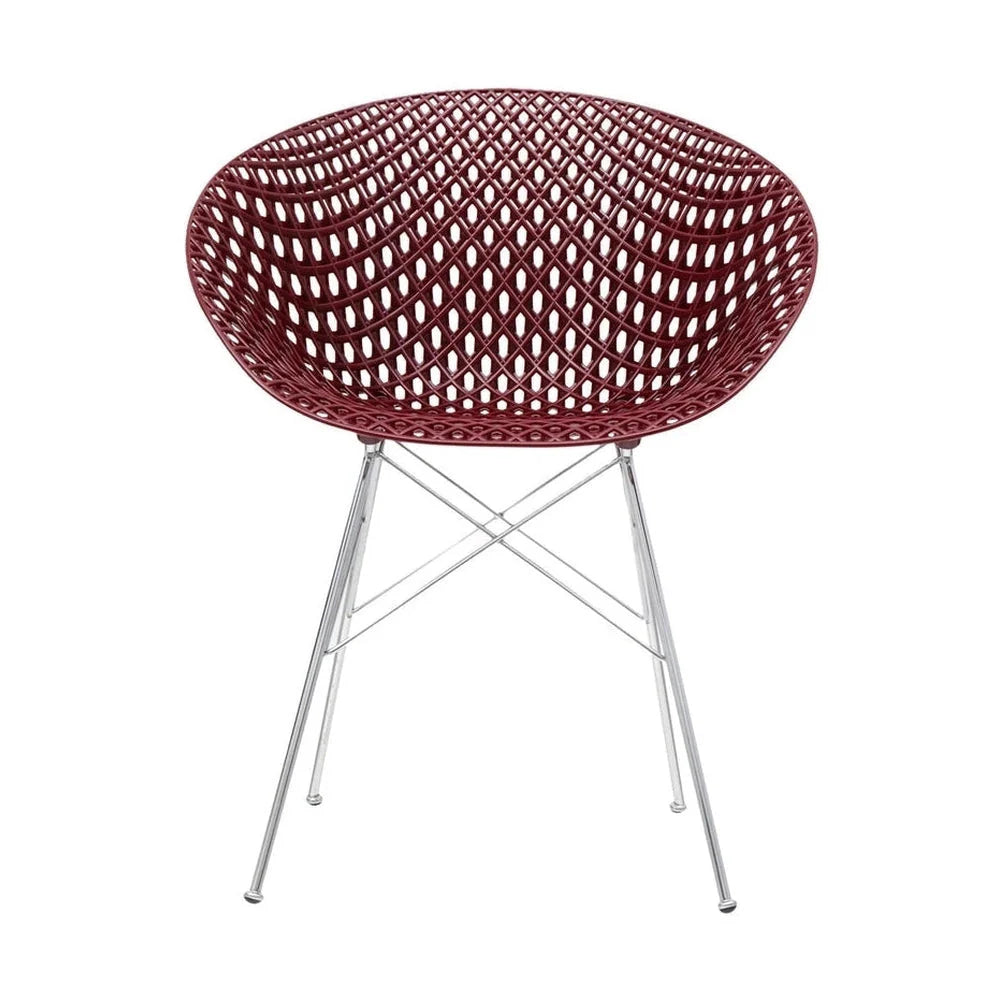 [product_category]-Kartell Smatrik Chair, Plum/Chrome-Kartell-8058967285994-05834BP-KAR-1