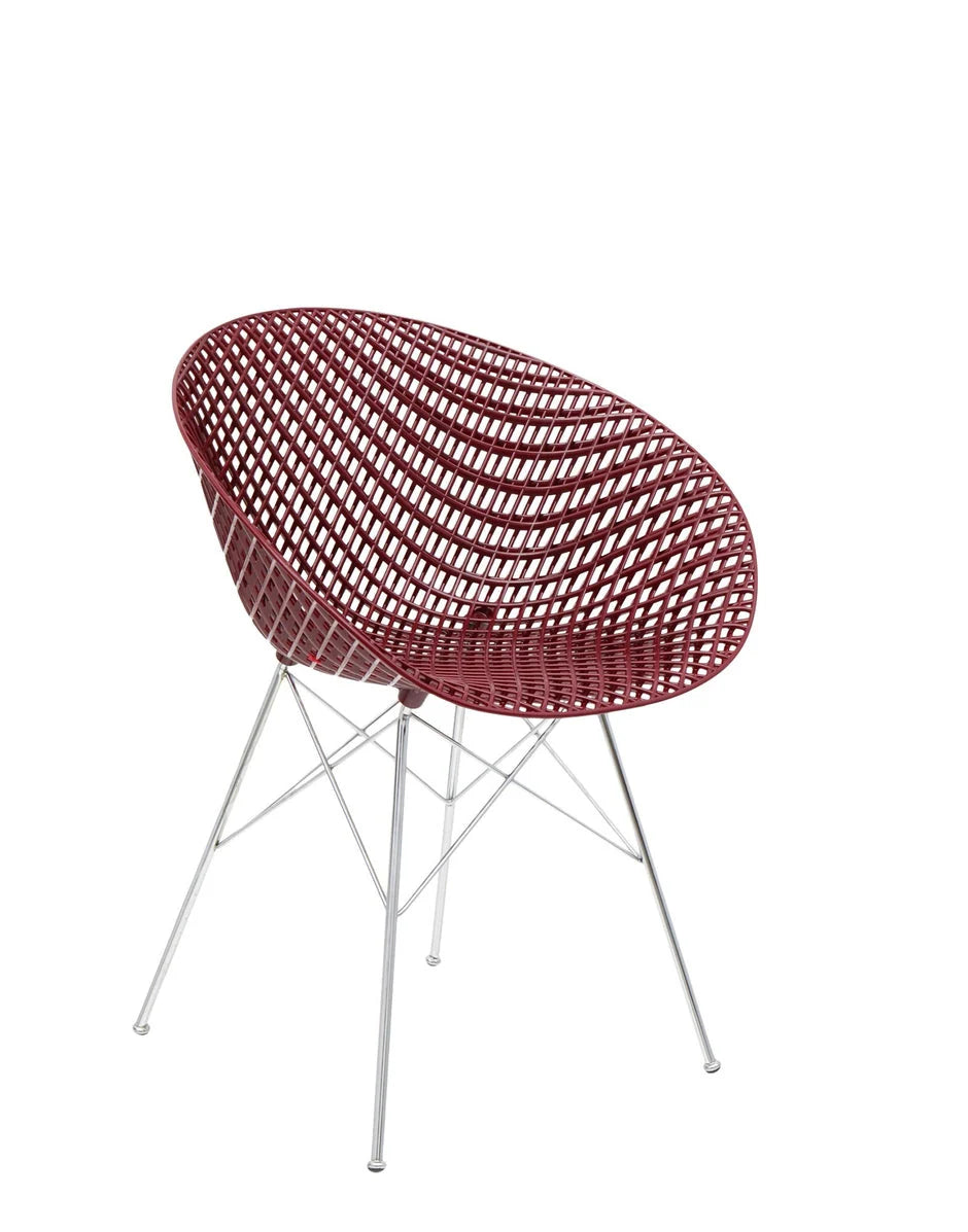 [product_category]-Kartell Smatrik Chair, Plum/Chrome-Kartell-8058967285994-05834BP-KAR-2