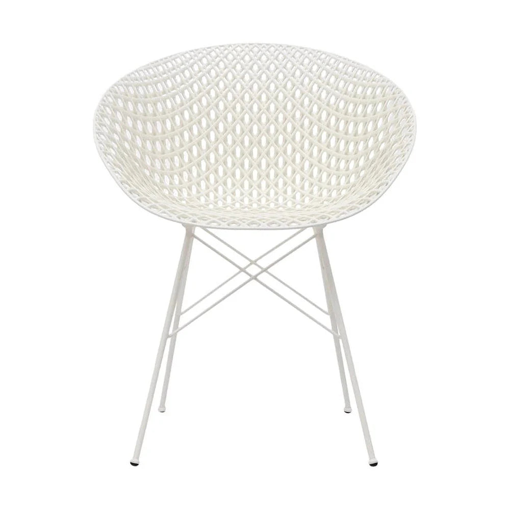 [product_category]-Kartell Smatrik Outdoor Chair, White-Kartell-8058967287936-0583603-KAR-1