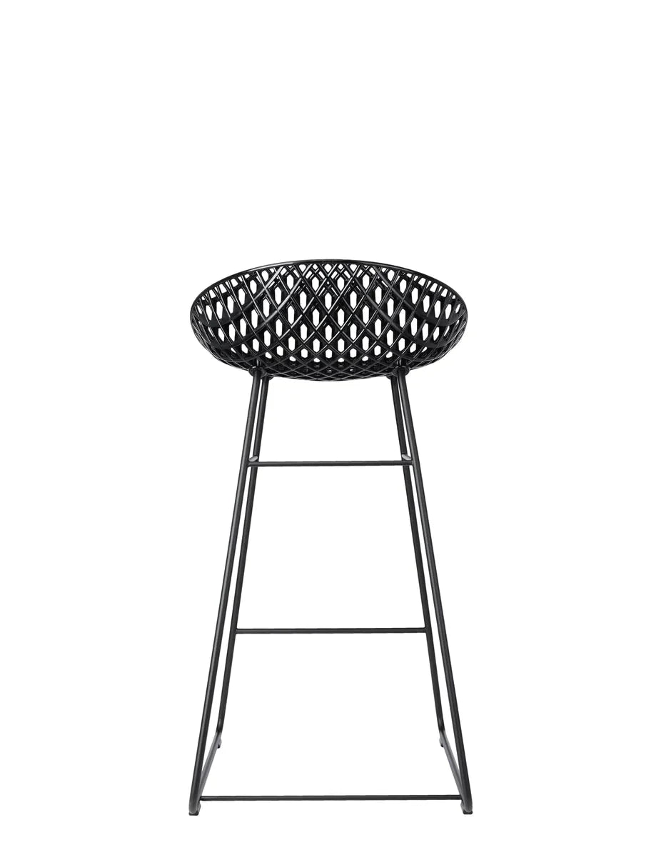 [product_category]-Kartell Smatrik Outdoor Stool, Black/Black-Kartell-8058967292954-0588209-KAR-9