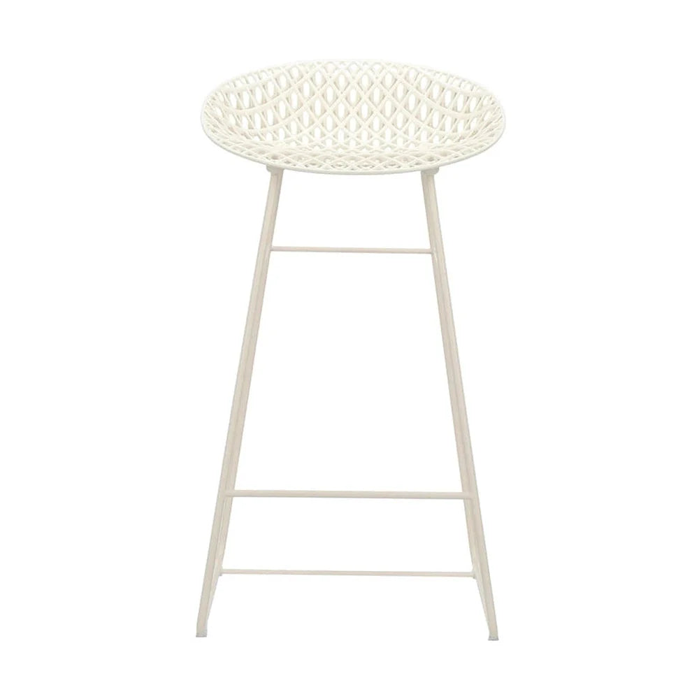 [product_category]-Kartell Smatrik Outdoor Stool, White/White-Kartell-8058967292930-0588203-KAR-1