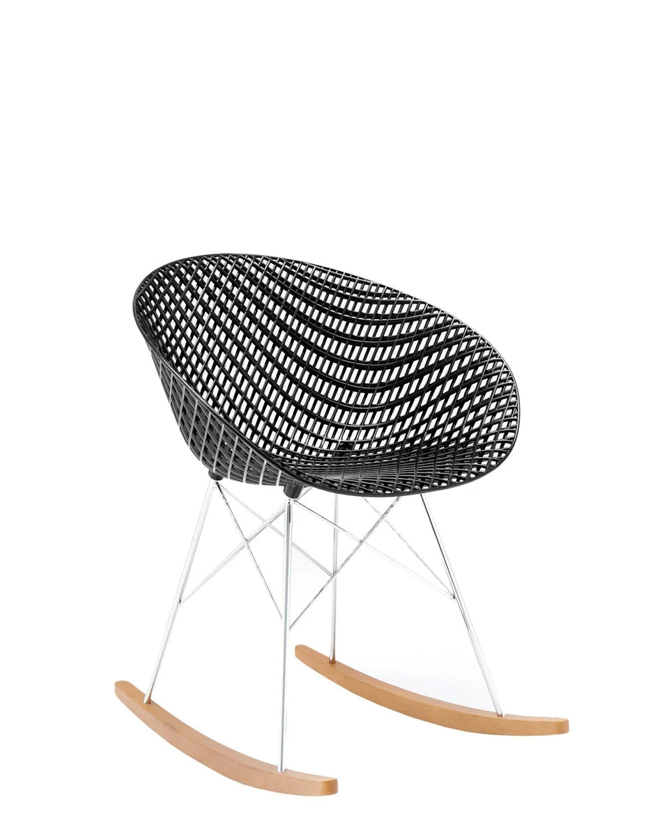 [product_category]-Kartell Smatrik Rocking Chair, Black/Chrome-Kartell-8058967287479-05835B9-KAR-2