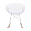 Kartell Shatrik houpací křeslo, krystal/chrom