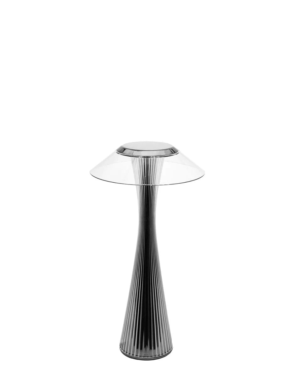 [product_category]-Kartell Space Indoor Table Lamp, Titanium-Kartell-8058967282443-09220TT-KAR-2