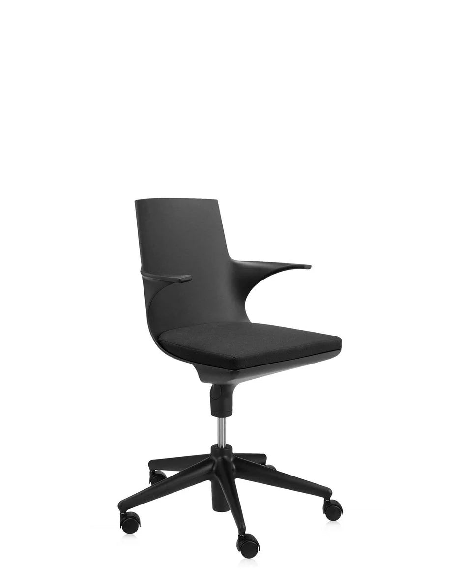 [product_category]-Kartell Spoon Armchair, Black-Kartell-8058967057928-0481909-KAR-2