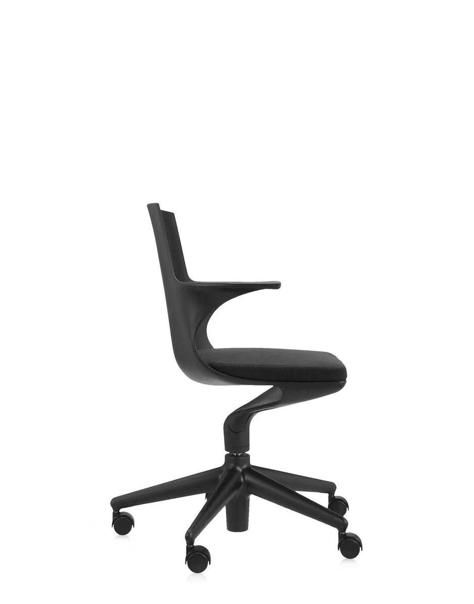 [product_category]-Kartell Spoon Armchair, Black-Kartell-8058967057928-0481909-KAR-3