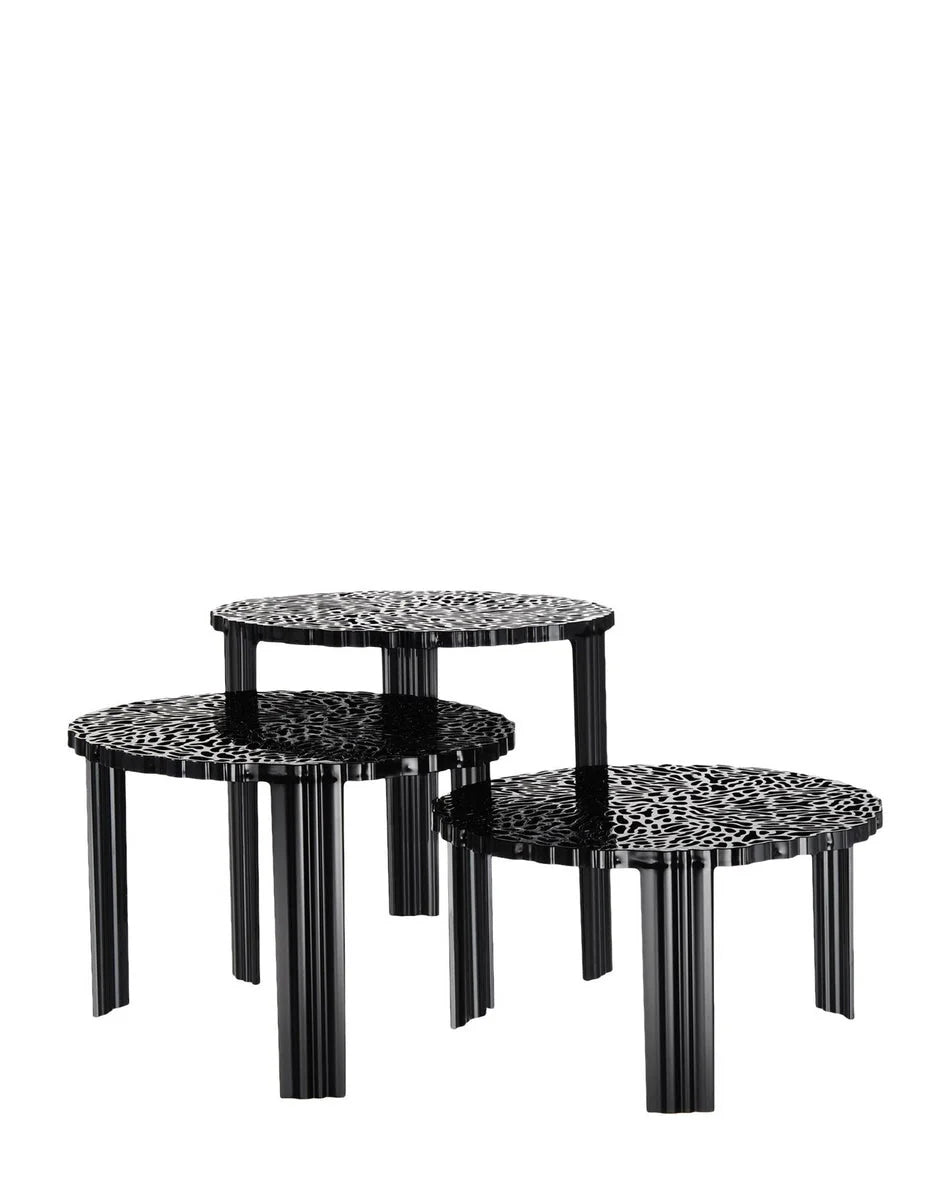 [product_category]-Kartell T Table Side Table 44 Cm, Black-Kartell-8034105780637-08502NE-KAR-2