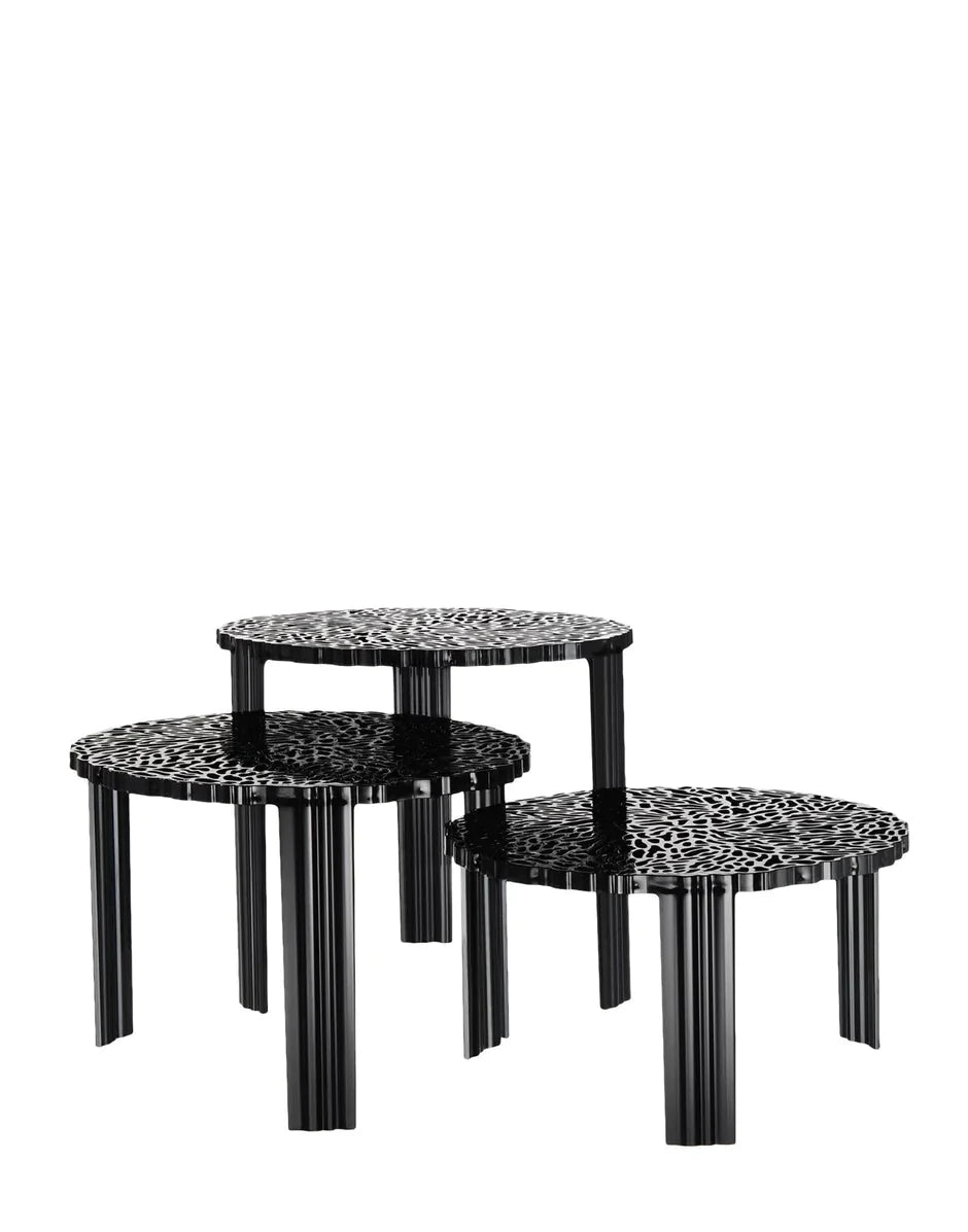 [product_category]-Kartell T Table Side Table 44 Cm, Black-Kartell-8034105780637-08502NE-KAR-9