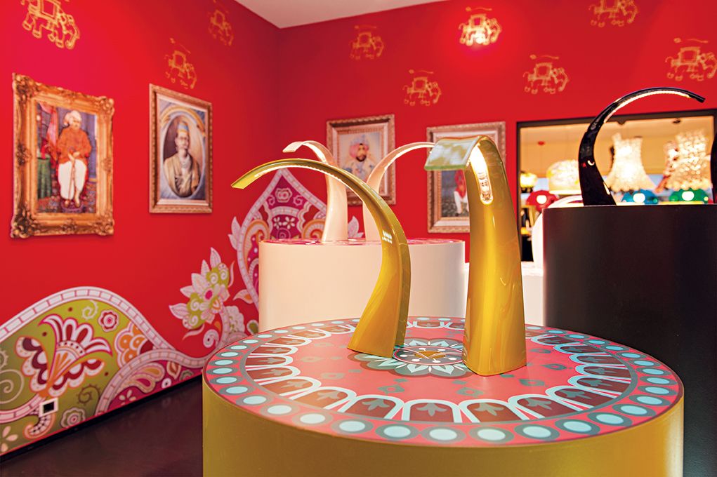 [product_category]-Kartell Taj Mini Table Lamp, Gold-Kartell-8058967191523-09325GG-KAR-6