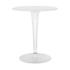 Kartell Top Top Table podle Dr. Ano Round s kulatou základnou ⌀60 cm, bílá