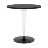 Kartell Top Top Table podle Dr. Ano Round s kulatou základnou ⌀70 cm, černá