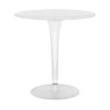 Kartell Top Top Table za Dr. Ano Round s kulatou základnou ⌀70 cm, bílá