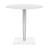Kartell Top Top Table za Dr. Ano Round s čtvercovou základnou ⌀70 cm, bílá