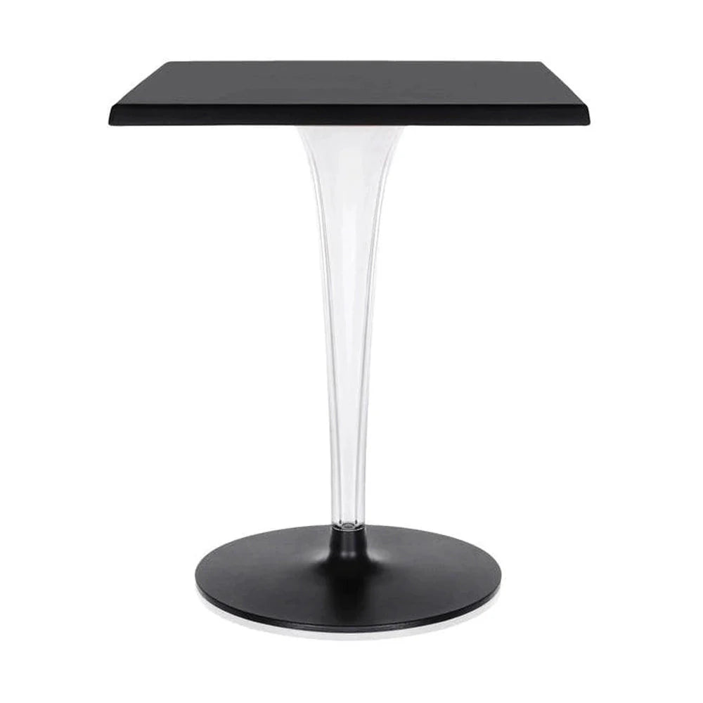 [product_category]-Kartell Top Top Table Per Dr. Yes Square With Round Base 60x60 Cm, Black-Kartell-8058967042993-0433109-KAR-1