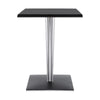 Kartell Top Top Table za Dr. Yes Square s čtvercovou základnou 60x60 cm, černá