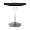Kartell Top Top Table Round s kulatou základnou 70x70 cm, černá
