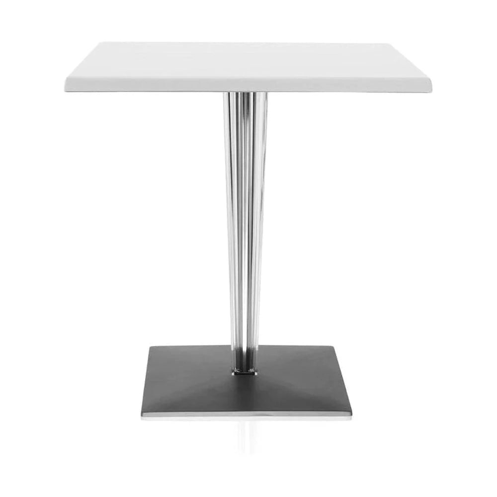 [product_category]-Kartell Top Top Table Square Outdoor With Square Base 60x60 Cm, White-Kartell-8058967042184-0421103-KAR-1