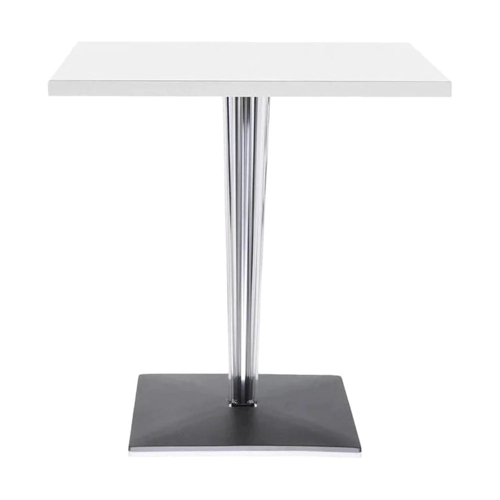 [product_category]-Kartell Top Top Table Square Outdoor With Square Base 70x70 Cm, White-Kartell-8058967042269-0421303-KAR-1