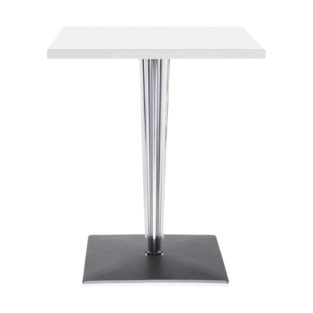 [product_category]-Kartell Top Top Table Square With Square Base 60x60 Cm, White-Kartell-8058967042733-0429103-KAR-1