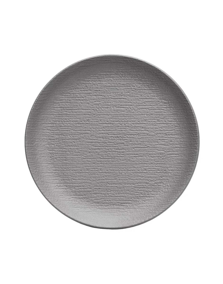 [product_category]-Kartell Trama Set Of 4 Dinner Plates, Charcoal-Kartell-8058967255379-01516NA-KAR-3
