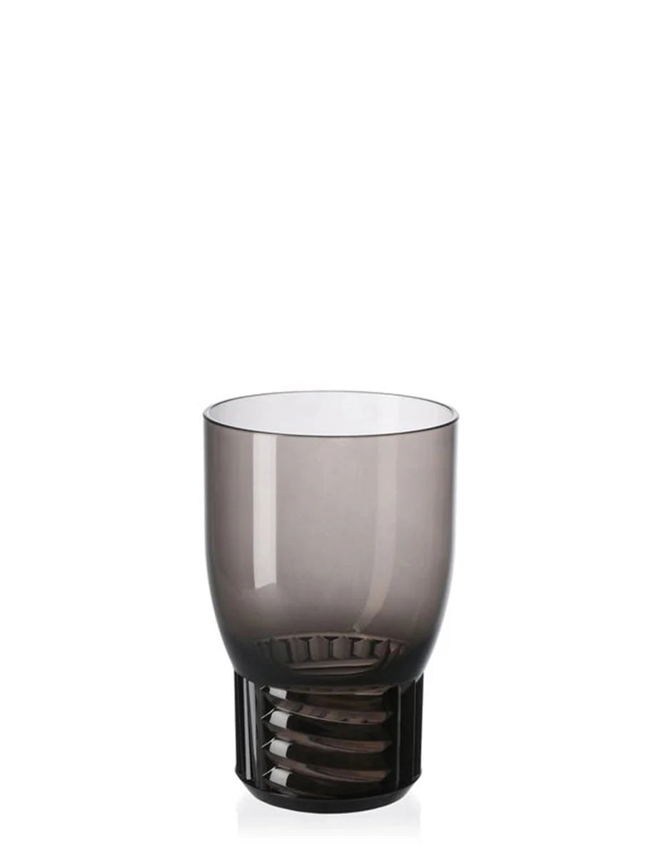 [product_category]-Kartell Trama Set Of 4 Water Glasses, Fume-Kartell-8058967267297-01513FU-KAR-2