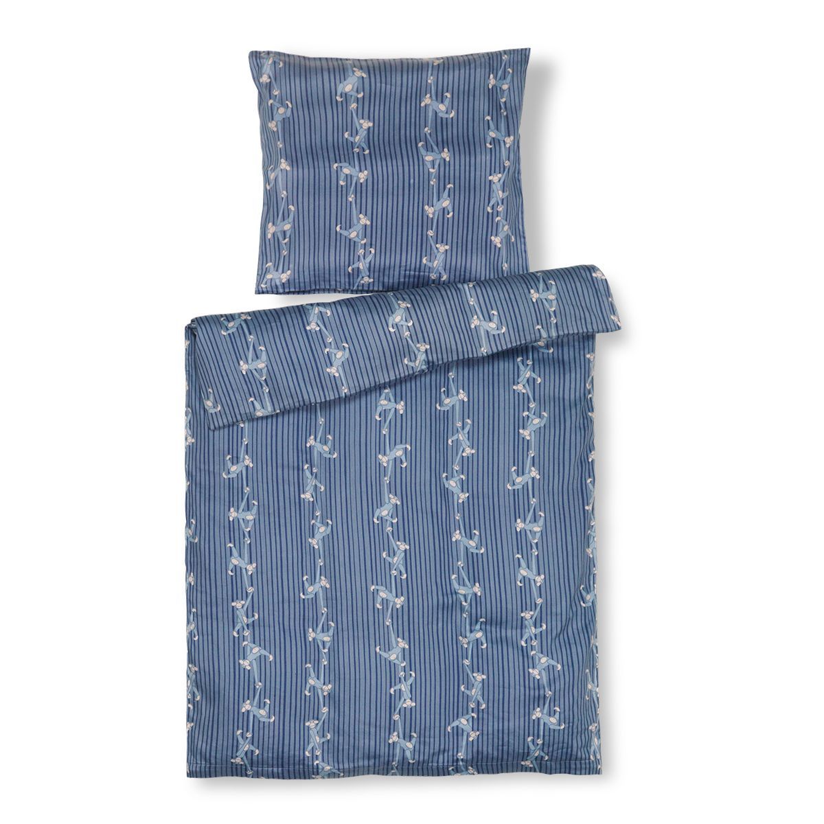 [product_category]-Kay Bojesen Bed Linen Monkey Junior 100x140 Cm, Blue-Kay Bojesen-5709513393917-39391-KAY-1