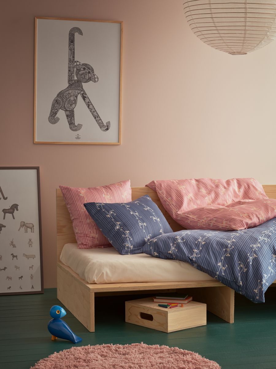 [product_category]-Kay Bojesen Bed Linen Monkey Junior 100x140 Cm, Blue-Kay Bojesen-5709513393917-39391-KAY-4