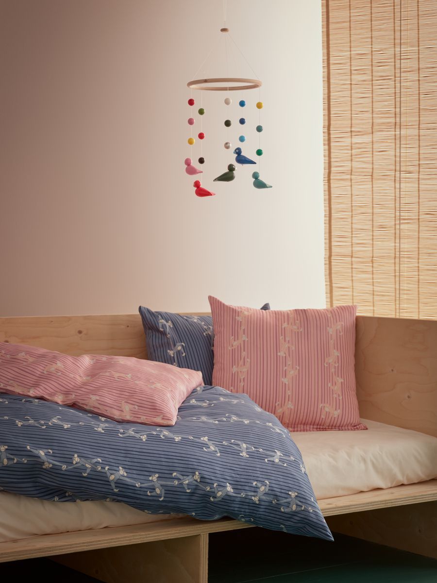 [product_category]-Kay Bojesen Bed Linen Monkey Junior 100x140 Cm, Pink-Kay Bojesen-5709513393924-39392-KAY-2