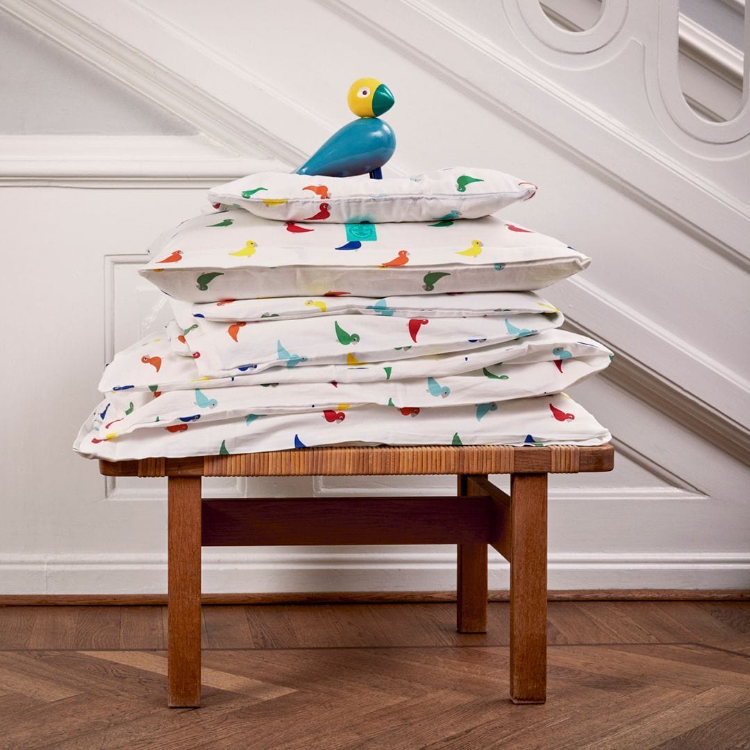 [product_category]-Kay Bojesen Bed Linen Songbird Baby 70x100 Cn, Multi-Kay Bojesen-5709513394181-39418-KAY-5