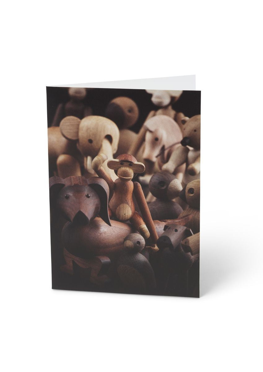 [product_category]-Kay Bojesen Card A6 Dachshund Front Walnut 1 Piece-Kay Bojesen-5709513912071-91207-KAY-1
