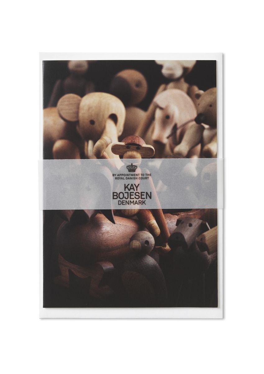 [product_category]-Kay Bojesen Card A6 Dachshund Front Walnut 1 Piece-Kay Bojesen-5709513912071-91207-KAY-2