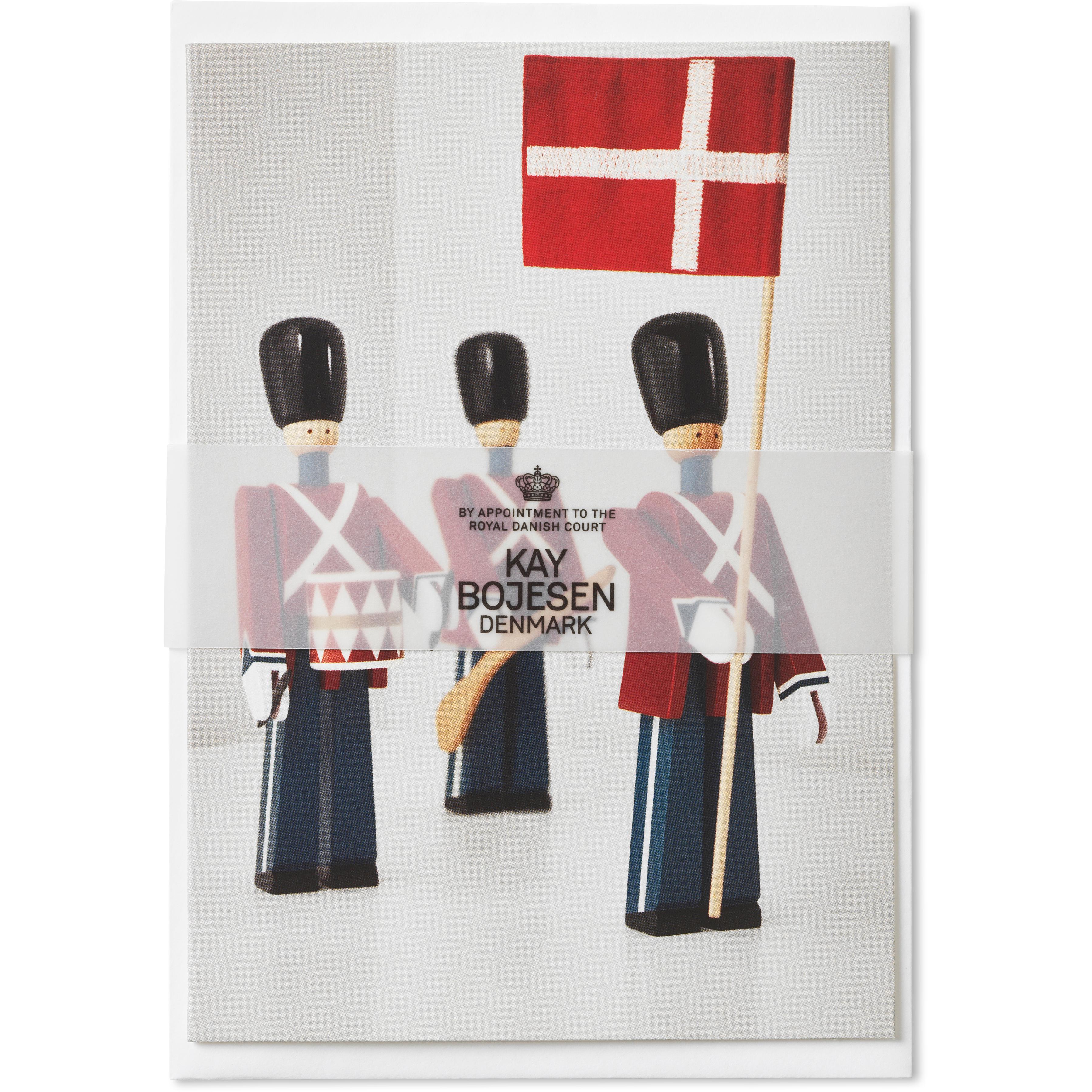 [product_category]-Kay Bojesen Card A6 Standard Bearer 3 Different Red/Bçue/White 1 Piece-Kay Bojesen-5709513912057-91205-KAY-1