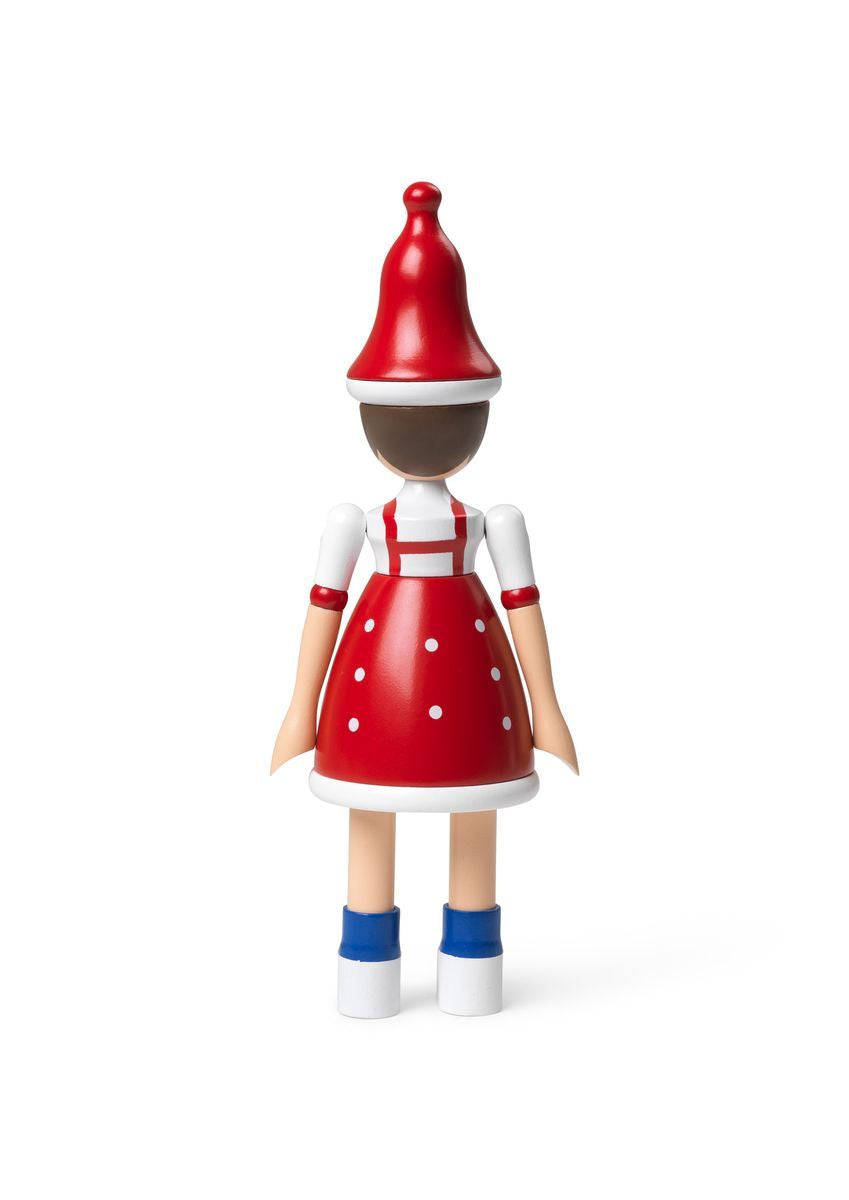 [product_category]-Kay Bojesen Christmas Girl "Lise" H17,5 Cm Red/Blue/White-Kay Bojesen-5709513394372-39437-KAY-3