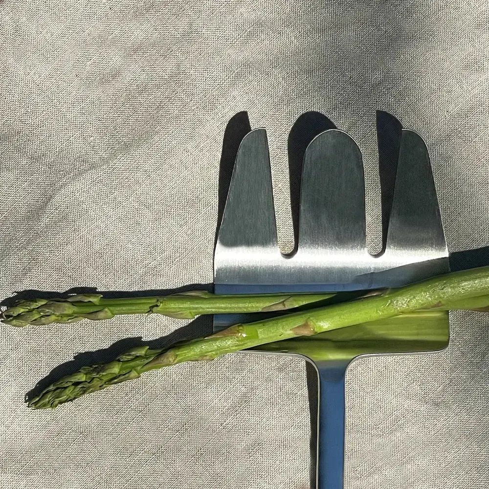 [product_category]-Kay Bojesen Grand Prix Asparagus Fork, Polished Steel-Kay Bojesen ApS-5711168015557-555P-KAY-2