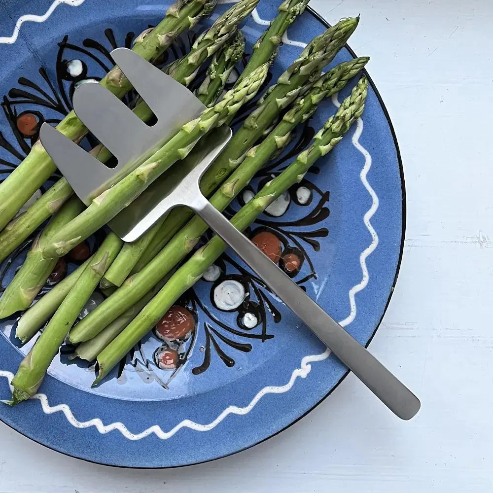 [product_category]-Kay Bojesen Grand Prix Asparagus Fork, Polished Steel-Kay Bojesen ApS-5711168015557-555P-KAY-4