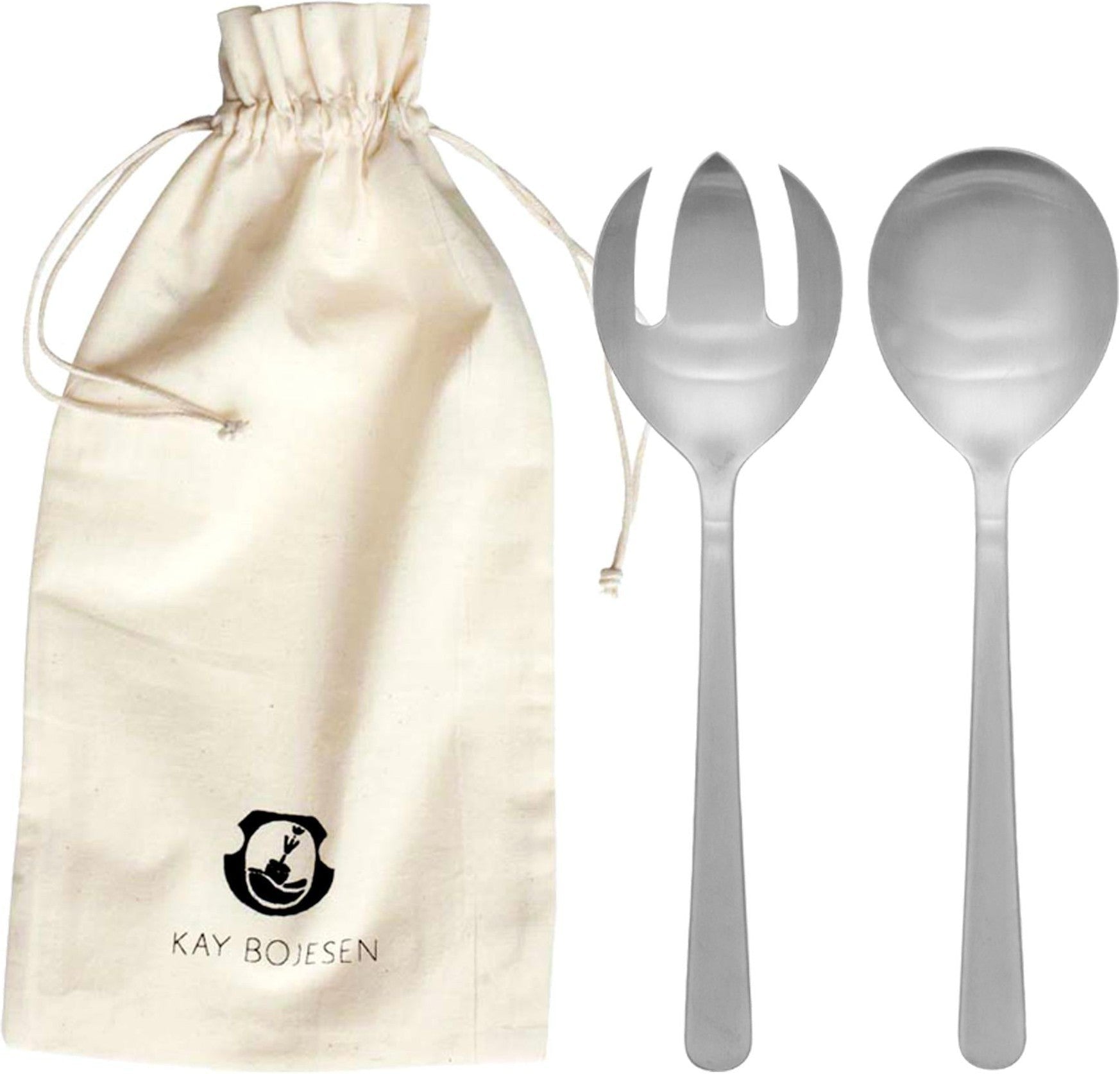 [product_category]-Kay Bojesen Grand Prix Gift Set Salad Set Matte, Small-Kay Bojesen ApS-5711168001048-104-KAY-1