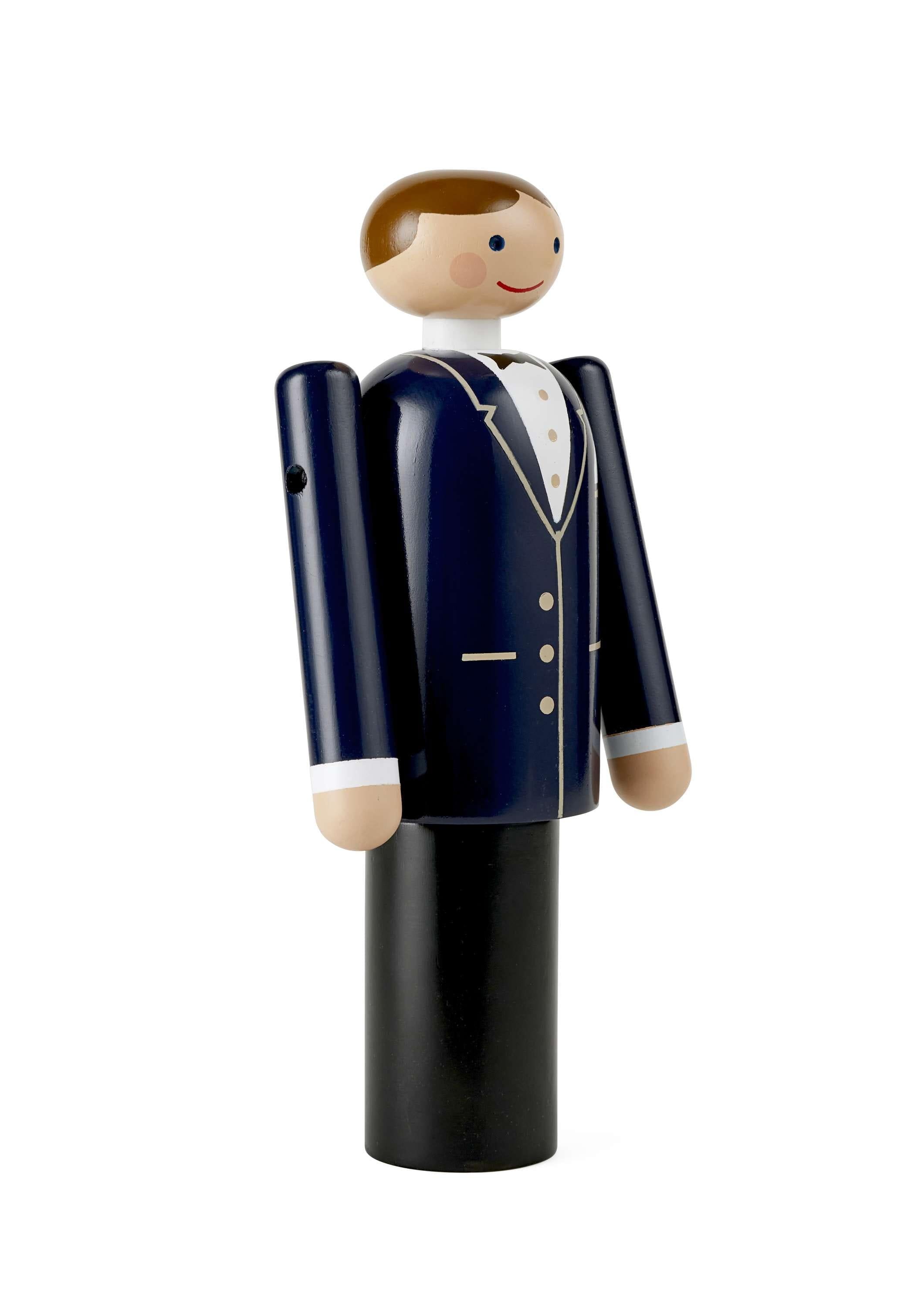 [product_category]-Kay Bojesen Groom H18 Cm Blue/Black/White-Kay Bojesen-5709513393276-39327-KAY-3