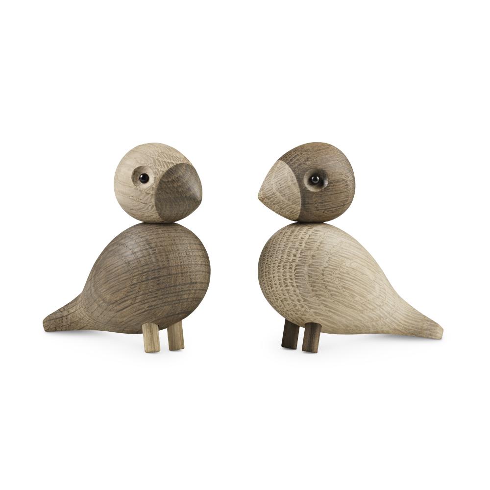 [product_category]-Kay Bojesen Lovebirds H9 Cm 1 Pair, Oak/Smoked-Kay Bojesen-5709513392040-39204-KAY-4