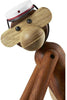 Kay Bojesen Monkey Medium Teak/Limba vč. Červená studentská čepice