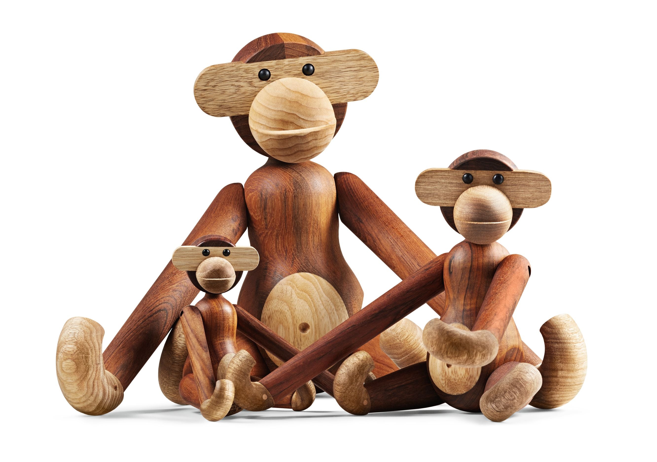 [product_category]-Kay Bojesen Monkey Teak/Lima, Medium-Kay Bojesen-5709513392538-39253-KAY-5