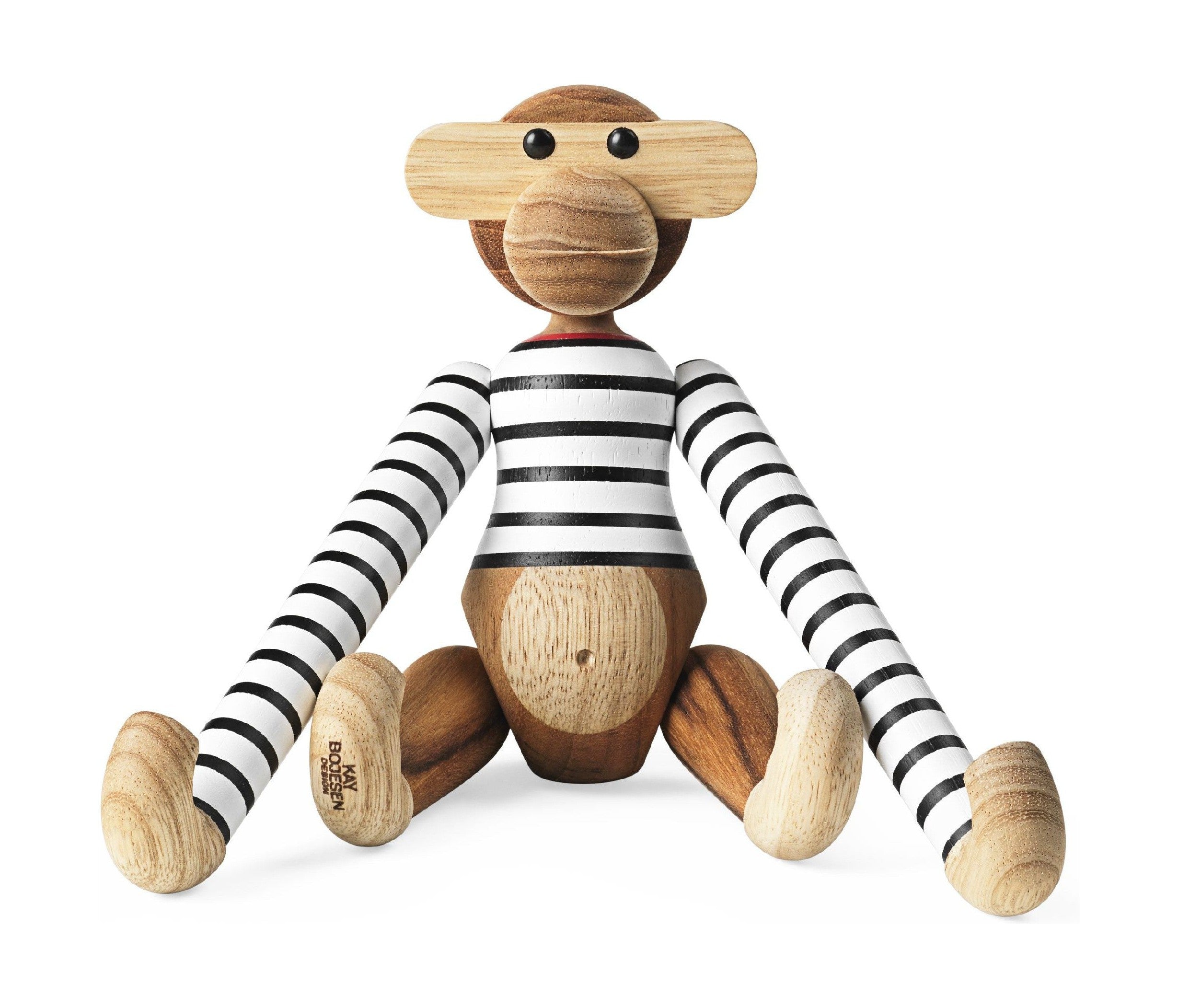 [product_category]-Kay Bojesen Monkey X Nørgaard Paa Strøget Small, White/Black-Kay Bojesen-5709513393351-39335-KAY-1