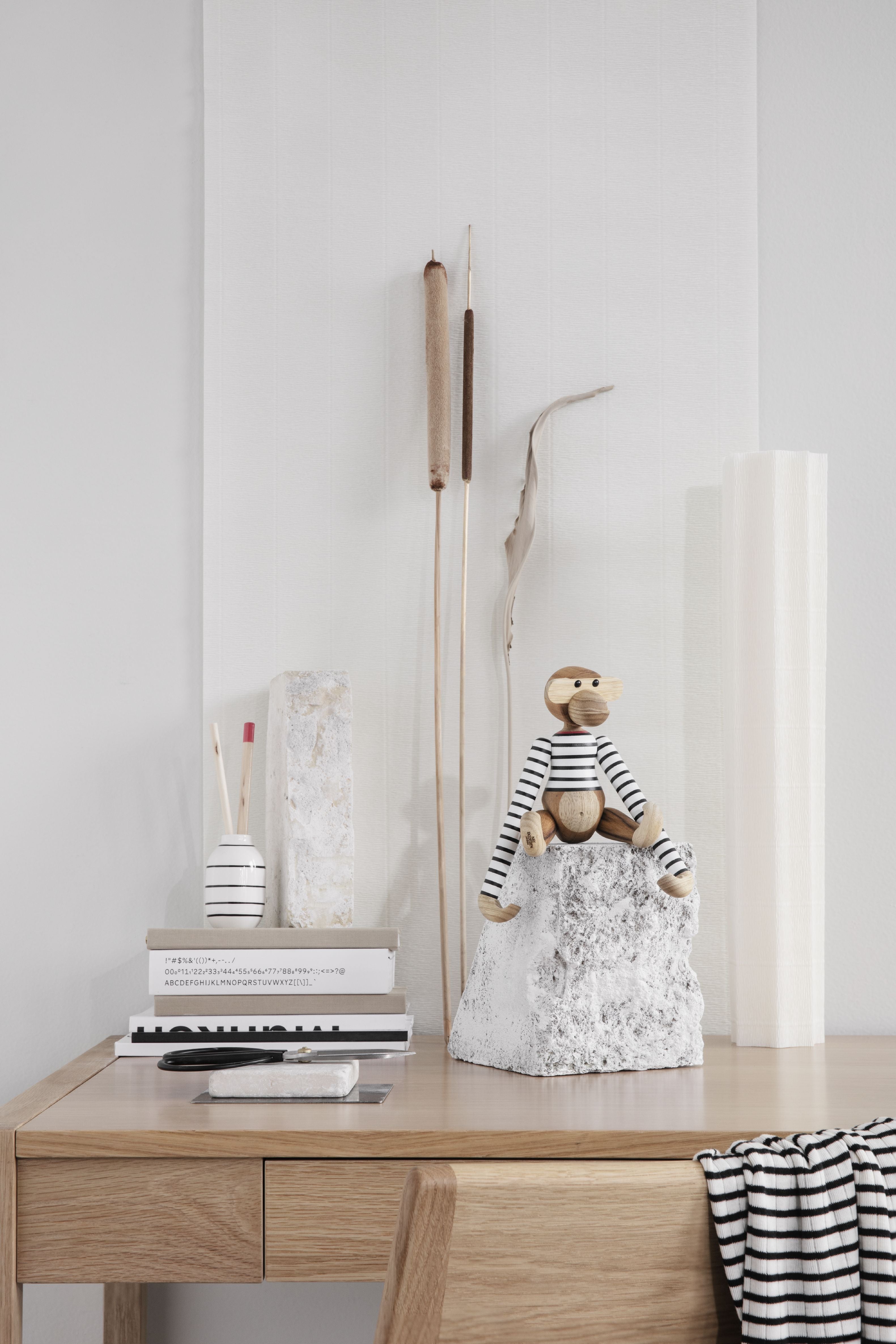 [product_category]-Kay Bojesen Monkey X Nørgaard Paa Strøget Small, White/Black-Kay Bojesen-5709513393351-39335-KAY-14