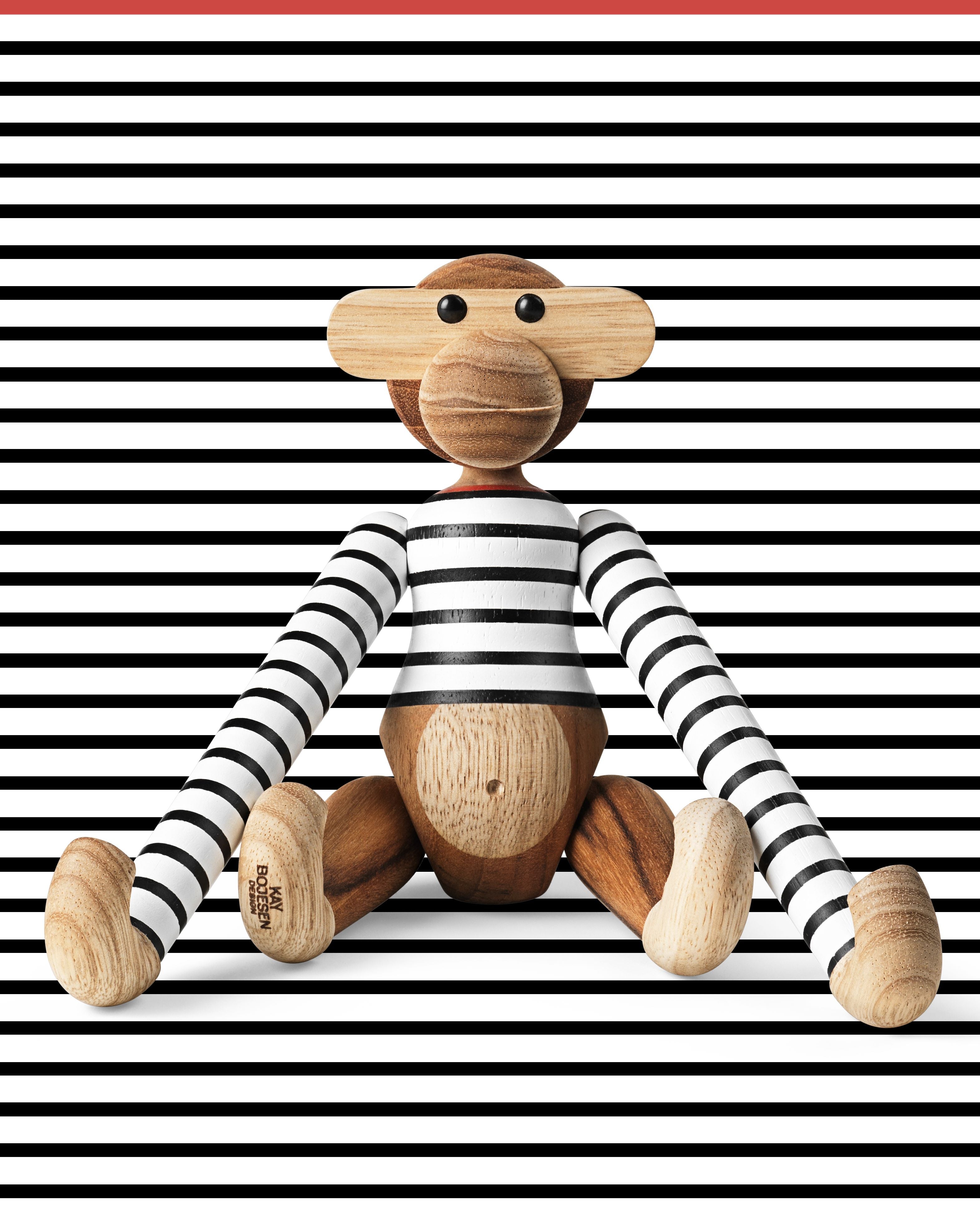 [product_category]-Kay Bojesen Monkey X Nørgaard Paa Strøget Small, White/Black-Kay Bojesen-5709513393351-39335-KAY-16