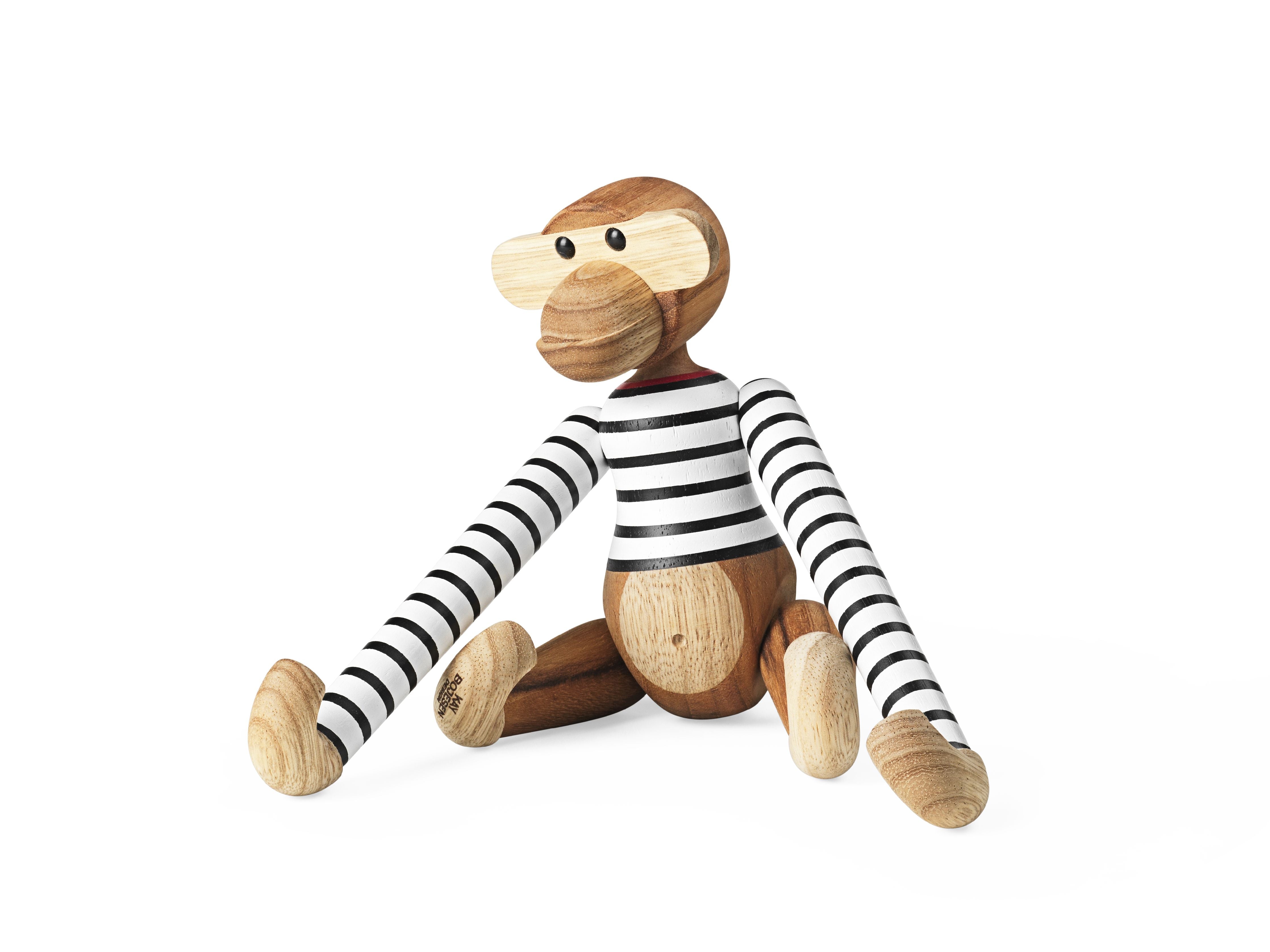 [product_category]-Kay Bojesen Monkey X Nørgaard Paa Strøget Small, White/Black-Kay Bojesen-5709513393351-39335-KAY-3