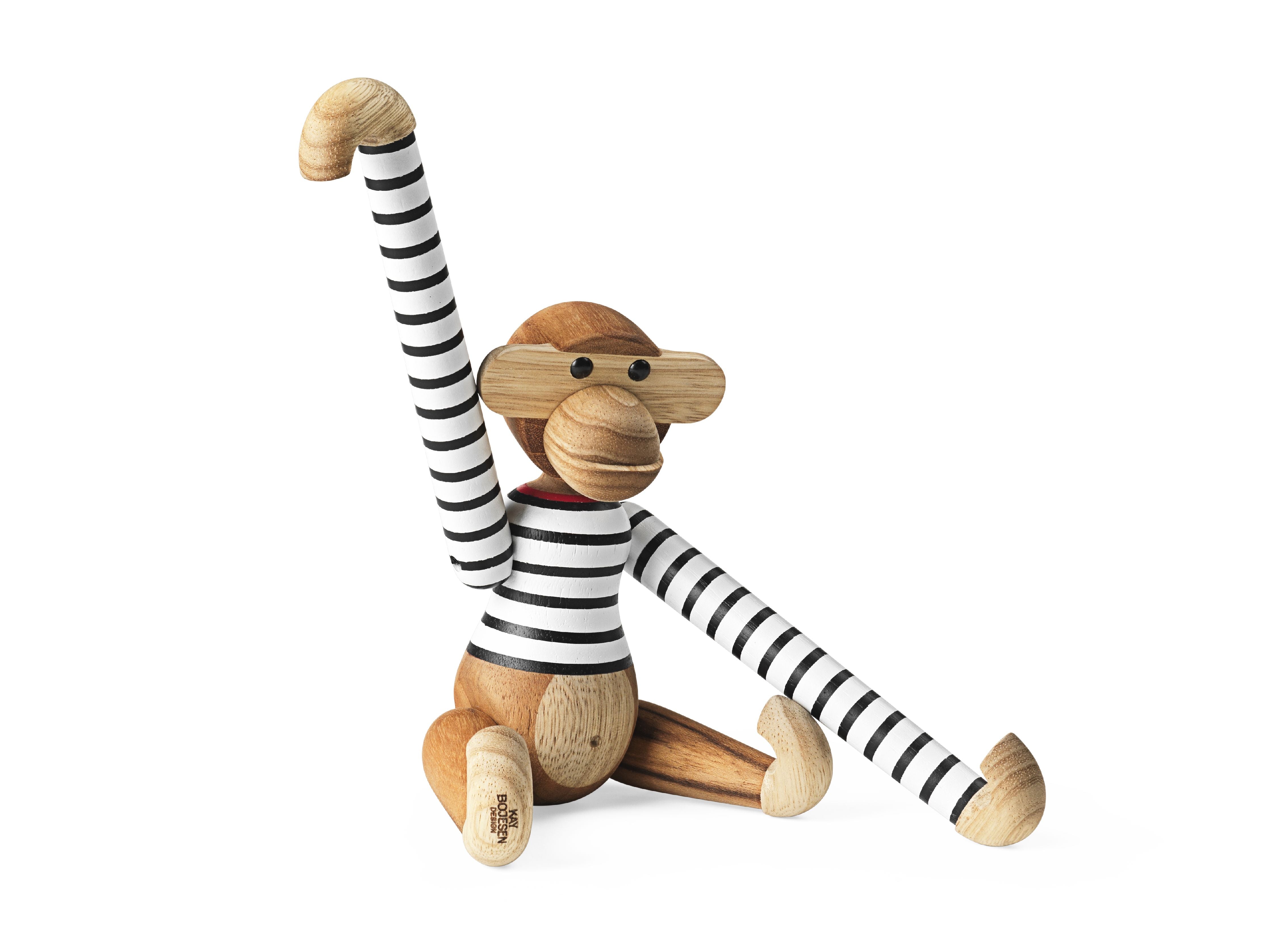 [product_category]-Kay Bojesen Monkey X Nørgaard Paa Strøget Small, White/Black-Kay Bojesen-5709513393351-39335-KAY-5