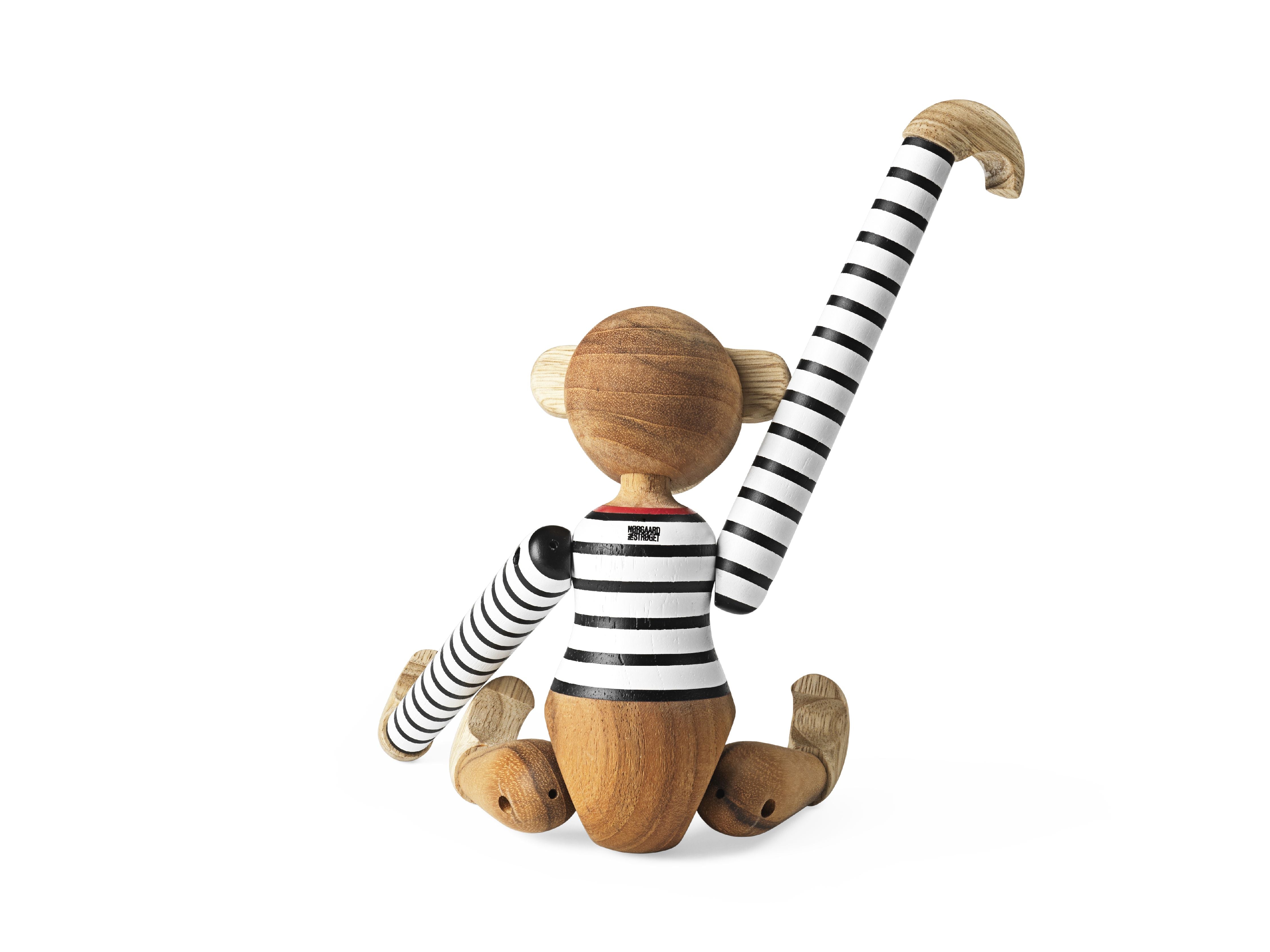 [product_category]-Kay Bojesen Monkey X Nørgaard Paa Strøget Small, White/Black-Kay Bojesen-5709513393351-39335-KAY-6