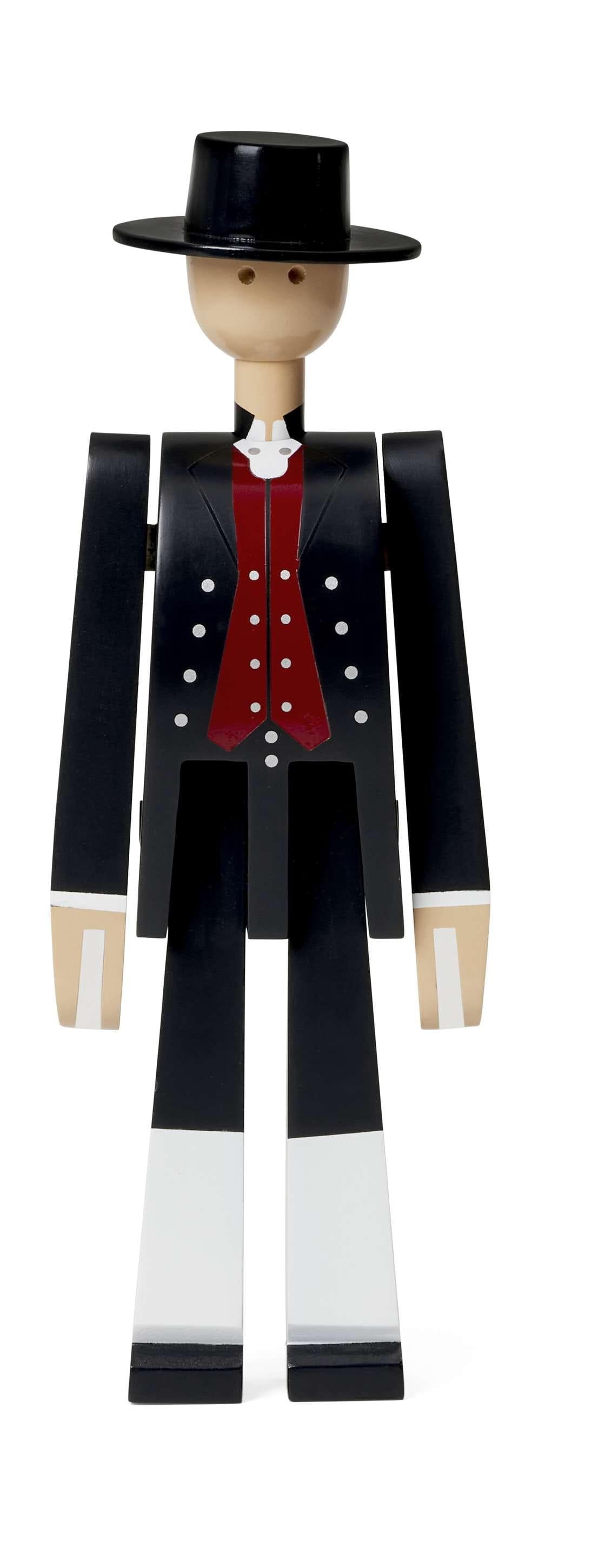 [product_category]-Kay Bojesen Norwegian Bunad Man H20.5 Cm Black/Red/White-Kay Bojesen-5709513392880-39288-KAY-1