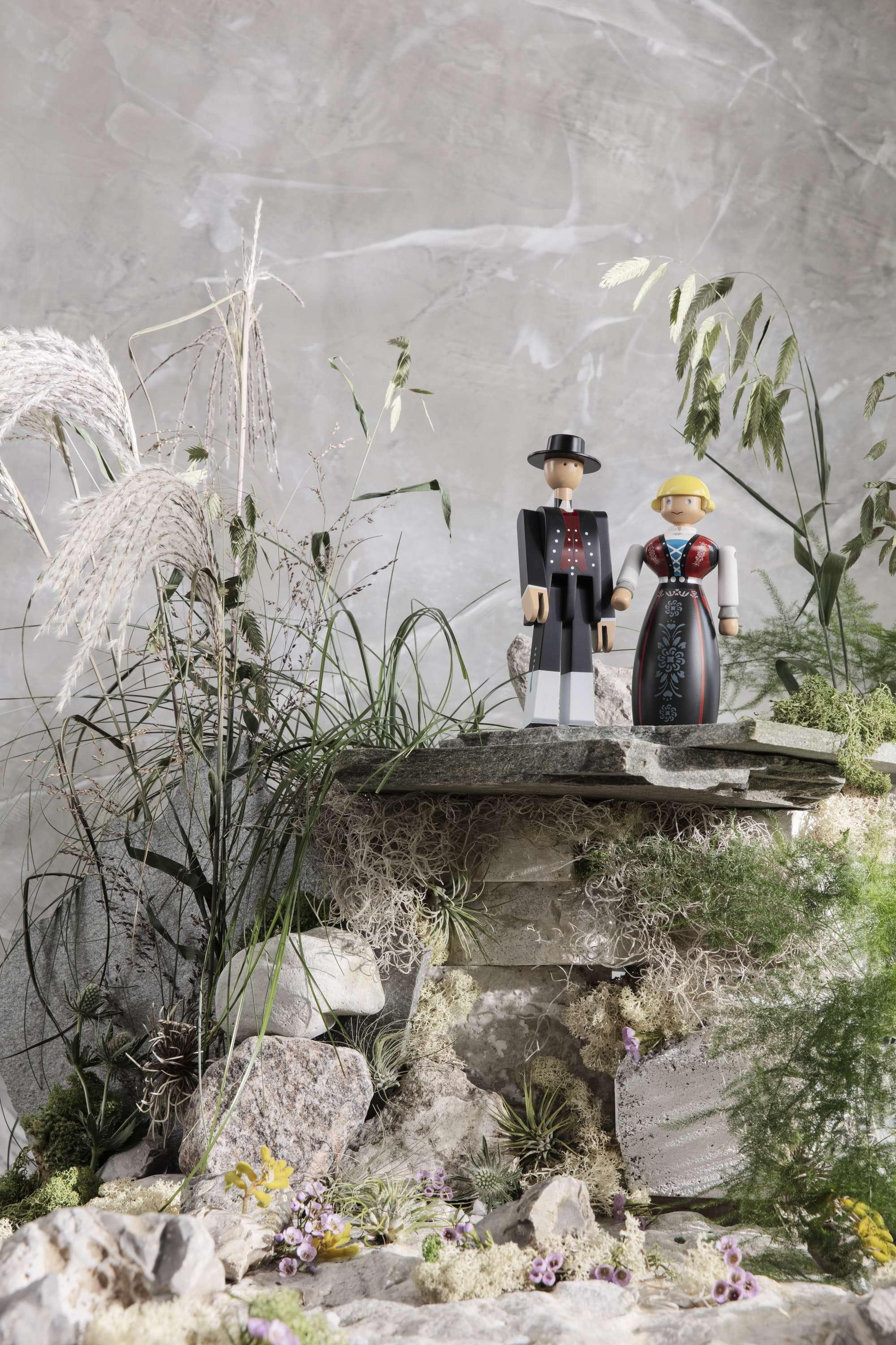 [product_category]-Kay Bojesen Norwegian Bunad Man H20.5 Cm Black/Red/White-Kay Bojesen-5709513392880-39288-KAY-7