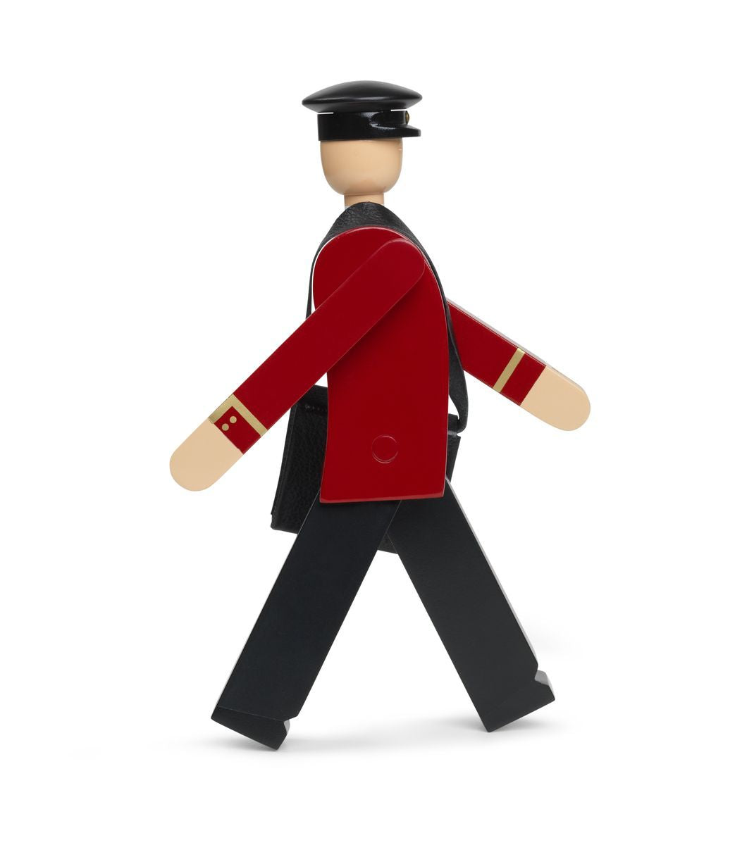 [product_category]-Kay Bojesen Postman H20 Cm Black/Red-Kay Bojesen-5709513392149-39214-KAY-4